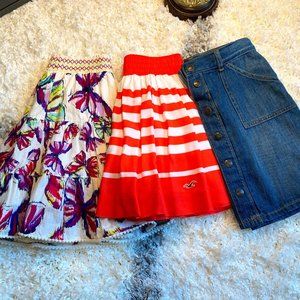 Hollister (2), Crazy 8, Childs Place Girls Skirts.